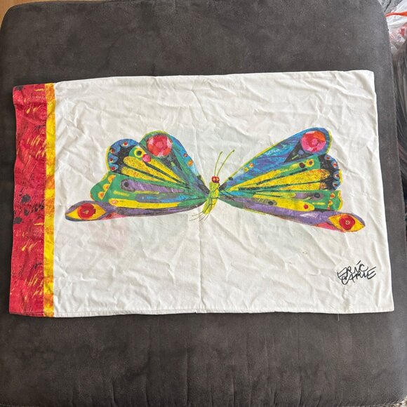 Eric Carle The Very Hungry Caterpillar Butterfly & Caterpillar Pillowcase Twin-S - Picture 2 of 6
